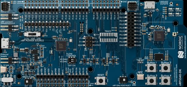 nRF5340 SoC用開発キット