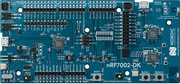 nRF7002 Wi-Fi 6コンパニオンIC用開発キット