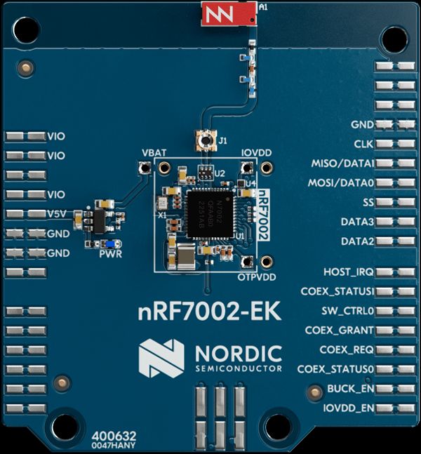 nRF70シリーズWi-Fi 6コンパニオンIC用評価キット