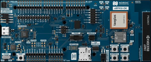 LTE-M、NB-IoT、GNSS、DECT NR+向けセルラーIoT開発キット